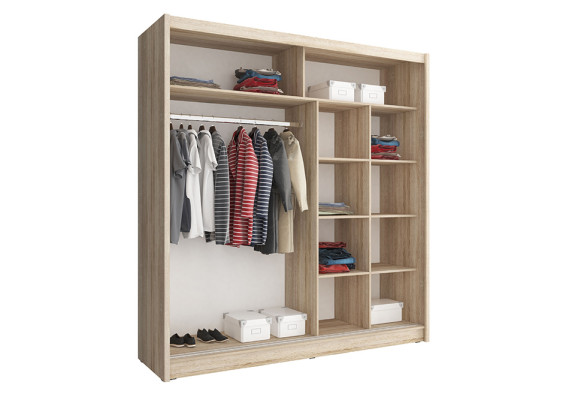 Estantería armario multipropósito para guardar ropa de 200 cm.
