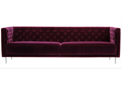 Violeta Chesterfield Sala de estar Sofá de diseño moderno Estilo italiano Muebles Muebles