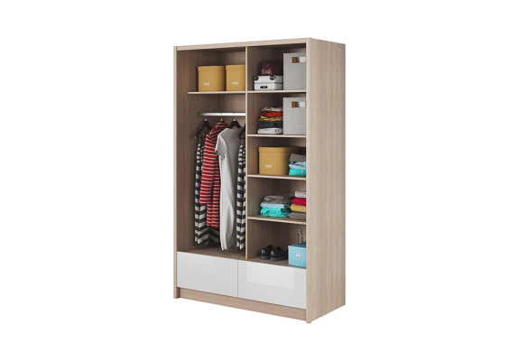 Estantería de almacenamiento de múltiples usos Armario Estante Armario de almacenaje 130cm Nuevo Guardarropa