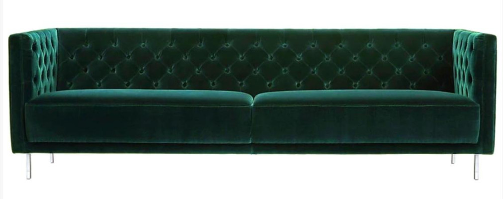 Violeta Chesterfield Sala de estar Sofá de diseño moderno Estilo italiano Muebles Muebles