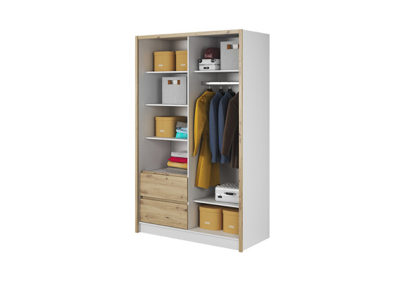 Estantería multiusos para armario de almacenamiento de decoración de guardarropa nuevo.