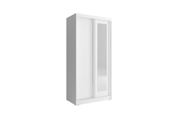 Diseño armario de ropa armarios deslizantes madera puertas colgantes armario 100cm