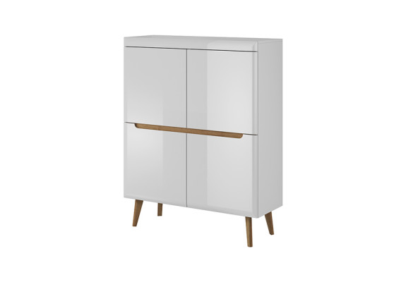 Cómoda de madera moderna Sideboard 107cm XXL Low Boards