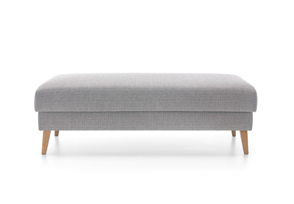 Taburete Taburete Silla Banqueta Reposapiés Banco de asiento noble Textil Tela Cuero Acolchado