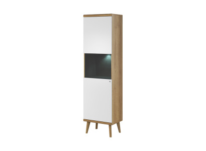 Vitrina Armario Cómoda Vidrio Estante Vitrinas Estantes Madera Sala de estar