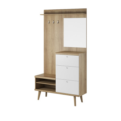 Garderobe Conjunto de perchero Vestíbulo Conjunto de perchas Almacenamiento