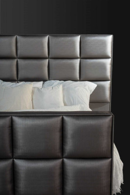 Dormitorio camas de cuero artificial cama de lujo cama doble 180 x 200 cm