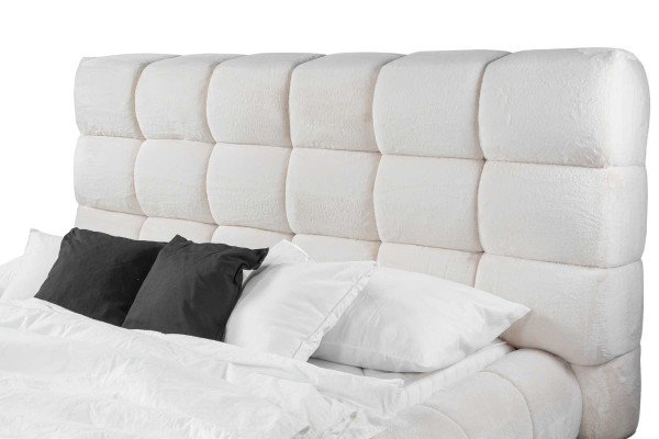 Cama Cama doble Moderna Estructura de cama de lujo Diseño de marco de cama de madera Nuevo