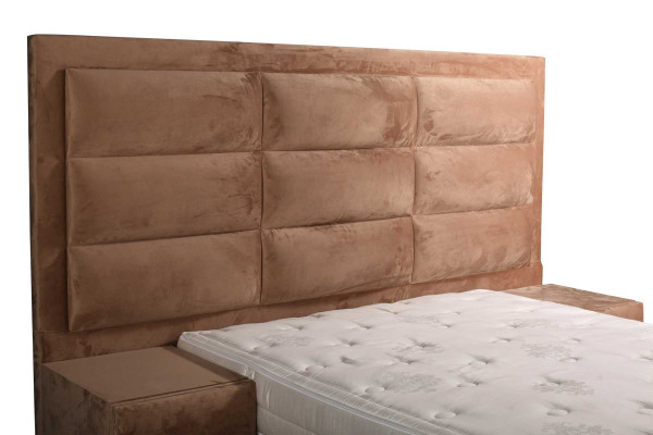 Juego de dormitorio de lujo con mesita de noche cama 2 piezas Conjunto completo Diseño Mobiliario Nuevo