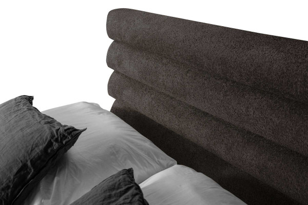 Textil Cama Gris Diseño Lujo Dormitorio Matrimonial Camas Cama Matrimonial