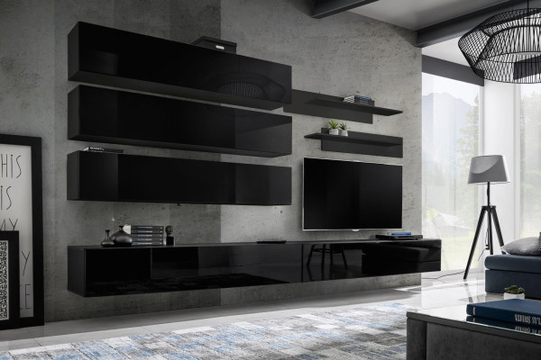 Diseño armario de pared mueble de salón sala de estar madera mobiliario estante pared nuevo