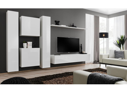 Conjunto de pared para salón mueble de pared diseñador estilo moderno aparador soporte de TV nuevo