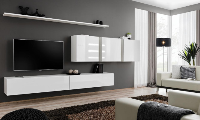 Muebles de salón blancos aparador estilo diseñador moderno muebles de madera decoración nuevo.