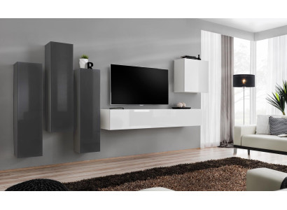 Conjunto de sala de estar juego de pared armario colgante soporte para TV conjunto de diseñador muebles nuevos.