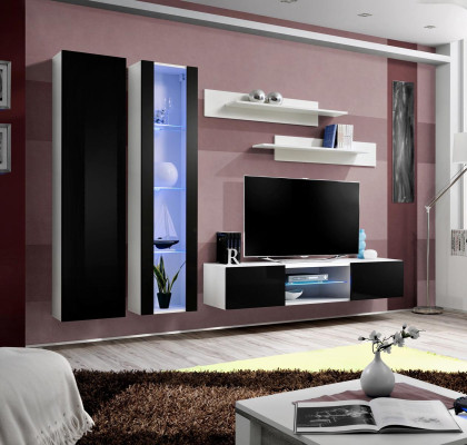 Lujo Completo 5 piezas de pared de diseño moderno Colgante Aparador de TV