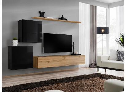 Mueble de salón moderno nuevo Sideboard marrón, diseño de muebles de salón de madera.