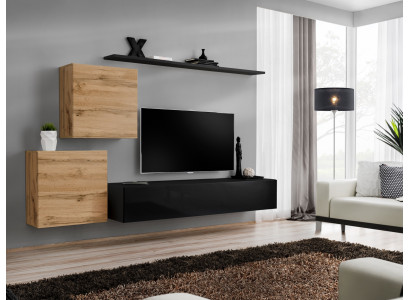 Mueble de salón de diseñador Estantes de pared de muebles de salón de lujo Soporte de TV de moda Buffet Moderno