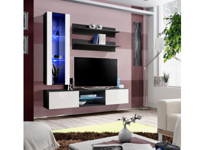 Mueble de salón completo Aparador de pared Muebles de salón Conjunto de diseño Estantes de pared