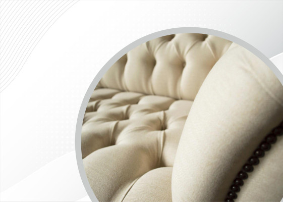 Chesterfield Crema Tela Sala de estar Nuevo Creativo Diseño Moderno Muebles de Lujo Sofá