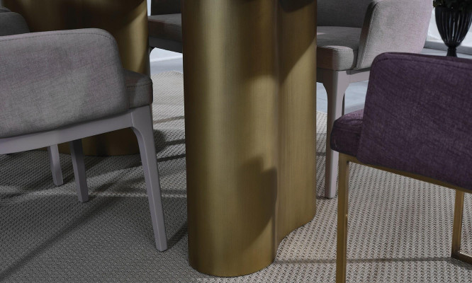Esquina de comedor, muebles de comedor, grupo de comedor, conjunto de mesa de comedor de 9 piezas, rosa de madera.