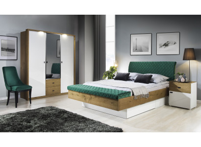 Diseñador de conjunto de cama tapizada cama camas tela cama matrimonial cama de diseñador mesa de noche 2 piezas.