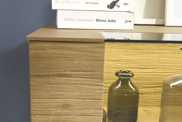 Diseño armario de dormitorio armario moderno de madera de 3 puertas con espejo.