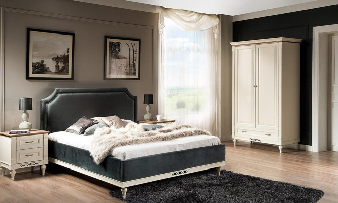 Cama acolchada de diseño de lujo para hoteles, cama matrimonial de 140/160cm para habitación doble, textil.