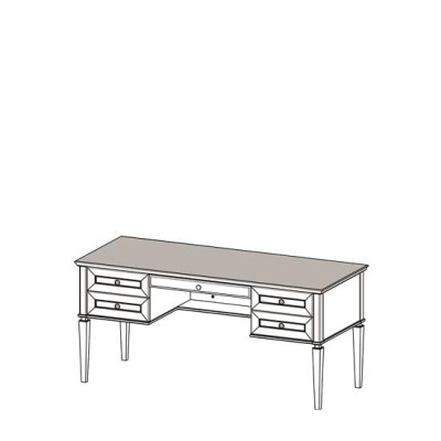 Mesa de escritorio de lujo de estilo antiguo para la oficina, mobiliario de escritorio nuevo.