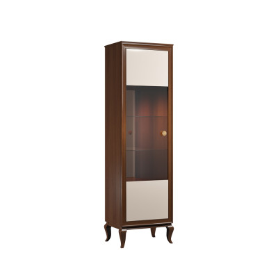 Clásicos armarios vitrinas muebles de salón armario vitrina de lujo noble con vidrio
