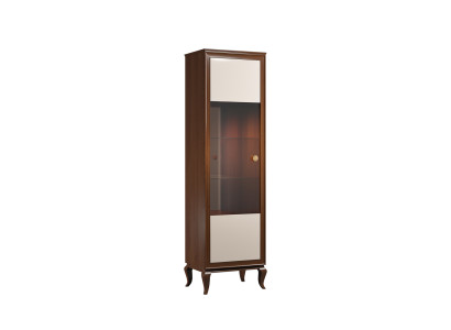 Clásicos armarios vitrinas muebles de salón armario vitrina de lujo noble con vidrio