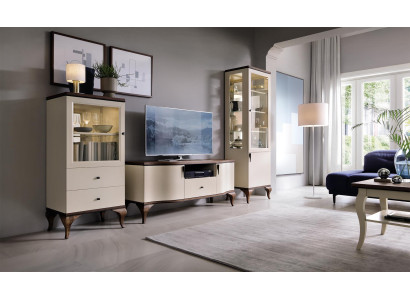 Diseño vitrina armario de cristal salón escaparate vitrinas estante aparador madera