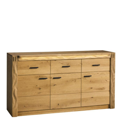 Cómoda Credenza Gabinete cajonera Armario Aparador Mueble estantería Bajo con cajones
