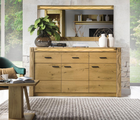 Cómoda Armario Alto Lateral Bajo Tablero Cómodas Diseñador Lujo Elegante Armarios Madera