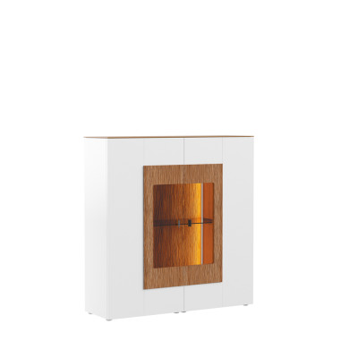 Vitrina de vidrio armario sala de estar escaparate 1 puerta. Vitrina armario alto aparador