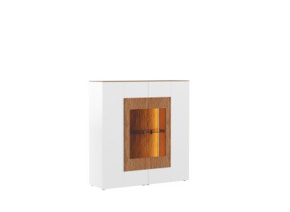 Vitrina de vidrio armario sala de estar escaparate 1 puerta. Vitrina armario alto aparador