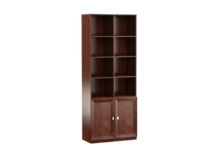 Armario Estantería Armarios Diseñador Sala de estar Oficina Decoración Madera Sistema Muebles