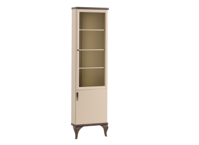 Eckvitrinenschrank Vitrinen Wohnzimmer Showcases Design Barock Regal Neu