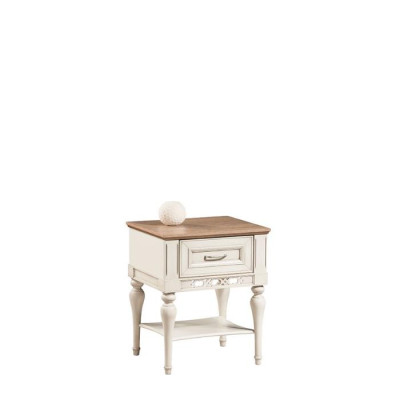 Mesita de noche Consola Mesitas de noche Mesa auxiliar Diseño de dormitorio Mesa de madera Nueva