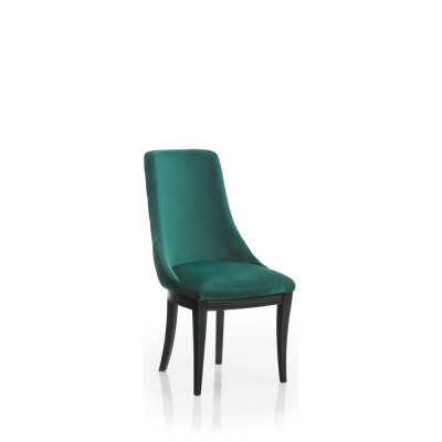 Diseñador de lujo Silla clásica de comedor Sillas Asiento Moderno de madera maciza Sillón