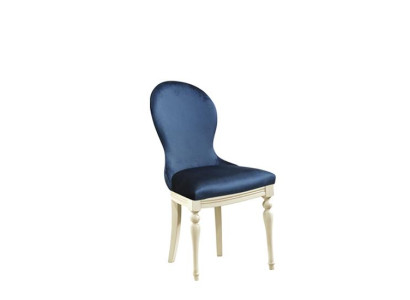 Silla 1x diseño de lujo, silla acolchada de diseñador, asiento de silla de oficina y comedor de madera.