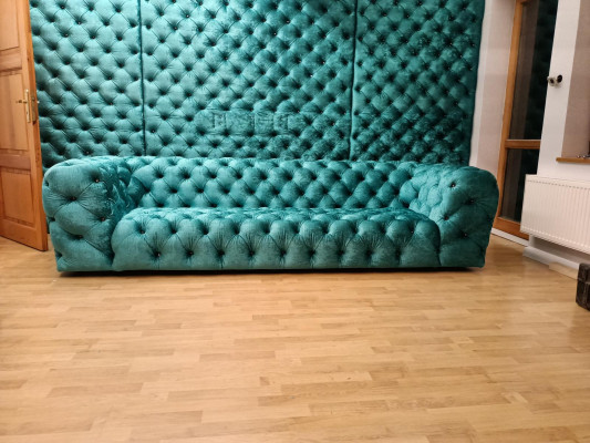 Sofá Chesterfield Muebles Italianos 4 plazas diseño de lujo sofá nuevo de lujo