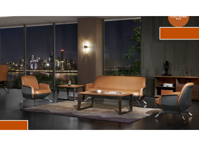 Sofá de diseño Grupo de sofás Tapizado de asiento Muebles Cuero Juego de 3 piezas Nuevo