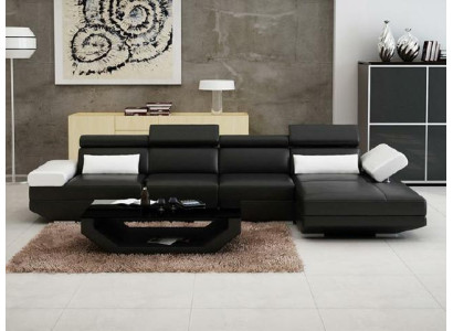 Conjunto de sofás de esquina tapizados Sofa Conjunto de sofás de cuero - AlfredC