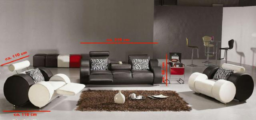 SOFÁ DE CUERO SOFÁ DE CUERO SET 3+2+1 ASIENTOS JUEGO DE MUEBLES DE TAPIZADO DISEÑO DE SOFÁ NUEVO