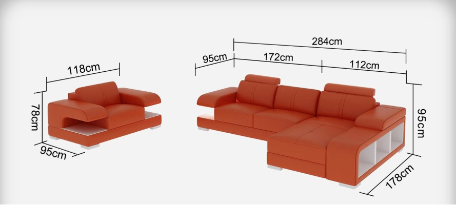 Sofá de cuero sofá conjunto de sala de estar sofá de esquina silla conjunto sofá moderno nuevo G8028E