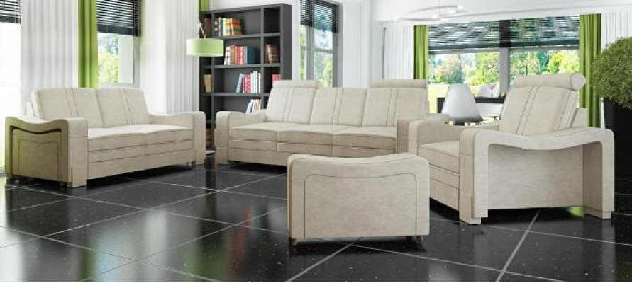 Sofá de tela, sofá tapizado, juego de sofás, sofá de tela 3+2+1, conjunto de sala de estar