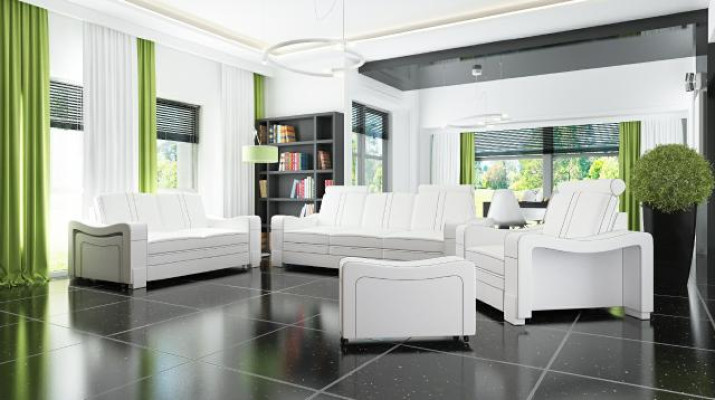 SOFÁ DE PIEL DISEÑO SOFÁ JUEGO DE SOFÁS 3+2+1 SOFÁ SOFÁ CONJUNTO DE TAPIZADO