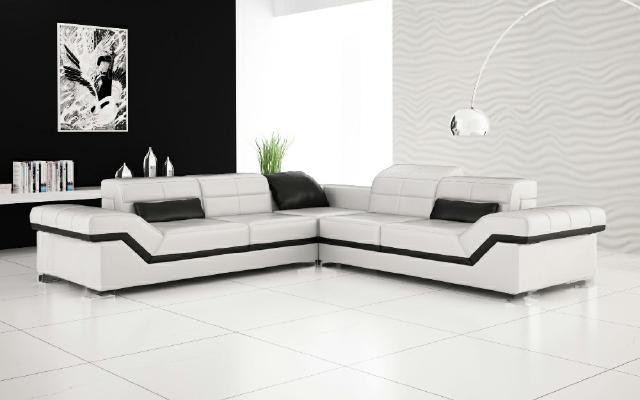 SOFÁ DE CUERO XXL SOFÁ DE DISEÑO DE COUCH SOFÁ DE ESQUINA NUEVO CONJUNTO DE SOFÁ
