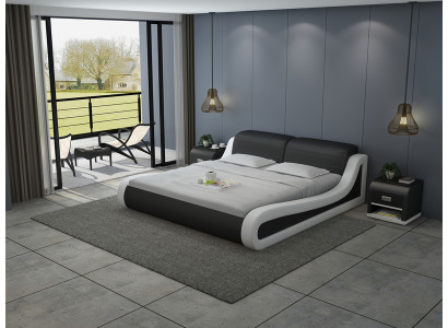 Diseño de cama de cuero Leder Polster Betten Luxus Doppel Grande 140/160/180 LB8831