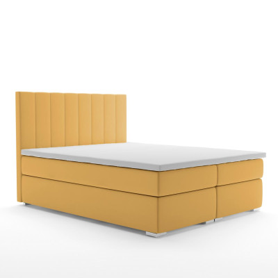 Conjunto completo de cama doble boxspring de hotel con colchón topper camas funciones.